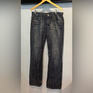 Citizens of Humanity Men’s Distressed Bootcut Dark‎ Wash Jeans Size 34